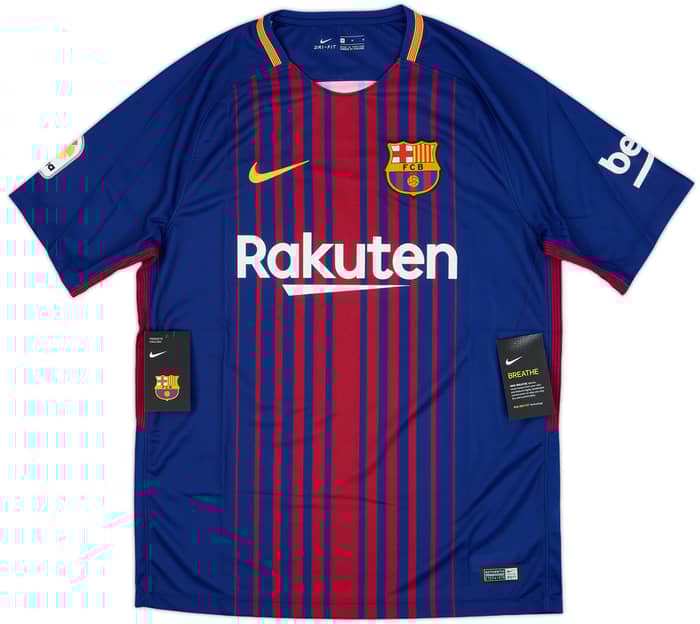 2017-18 Barcelona Home Shirt Messi #10 (M)