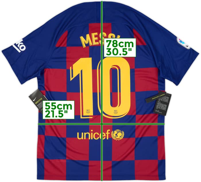2019-20 Barcelona Home Shirt Messi #10 (L)