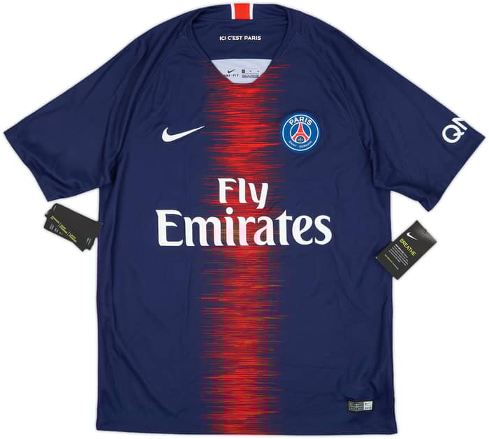 2018-19 Paris Saint-Germain Home Shirt NeymarJr #10 (M)