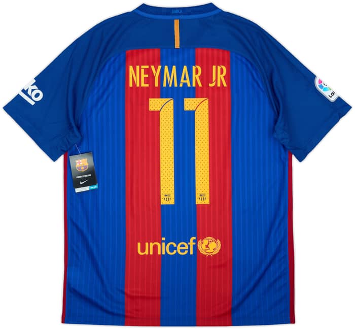 2016-17 Barcelona Home Shirt Neymar Jr #11 (L)