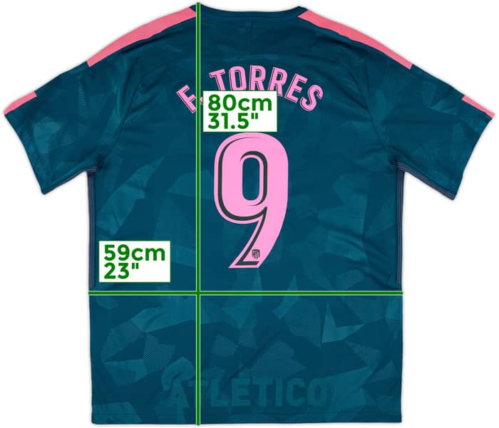 2017-18 Atletico Madrid Third Shirt F. Torres #9 (XL)