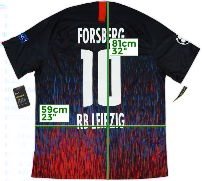 2019-20 RB Leipzig Third Shirt Forsberg #10 (XL)