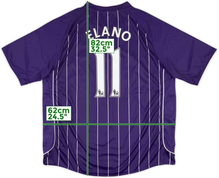 2007-08 Manchester City Away Shirt Elano #11 (XXL)