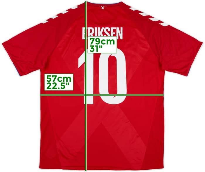 2018-19 Denmark Home Shirt Eriksen #10 (XL)