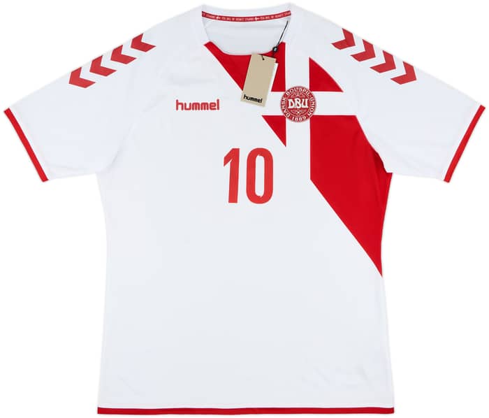 2016-17 Denmark Away Shirt Eriksen #10 (XXL)