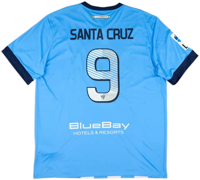 2013-14 Malaga Home Shirt Santa Cruz #9 (XL)