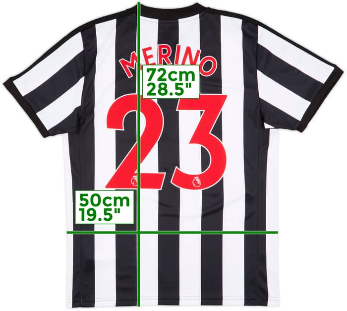 2017-18 Newcastle Home Shirt Merino #23 (M)