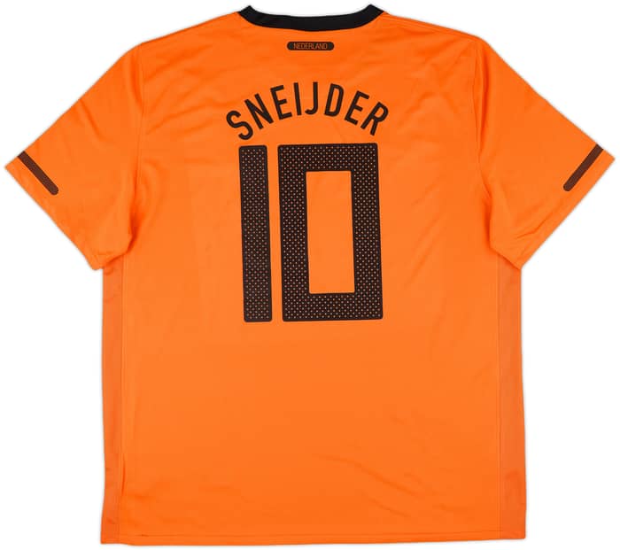 2010-11 Netherlands Home Shirt Sneijder #10 (XL)