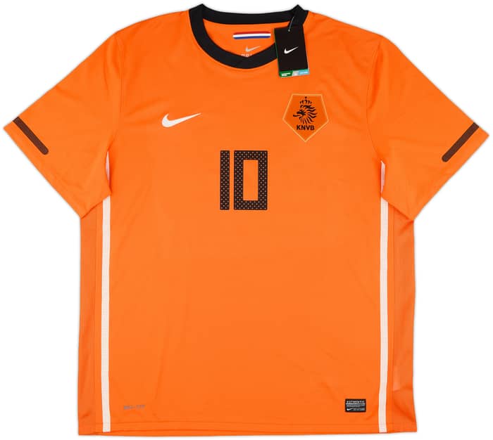 2010-11 Netherlands Home Shirt Sneijder #10 (XL)
