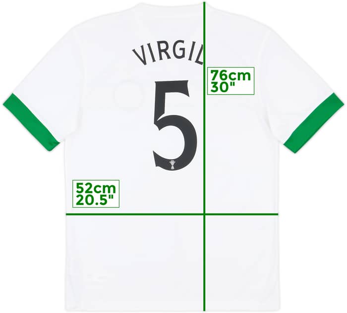 2014-15 Celtic European Third Shirt Virgil #5 (M)