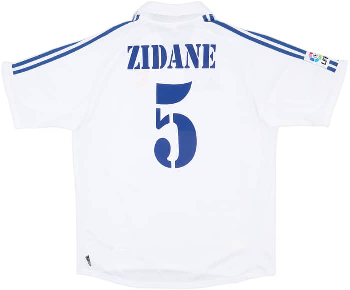 2001 Real Madrid Home Shirt Zidane #5 (L)