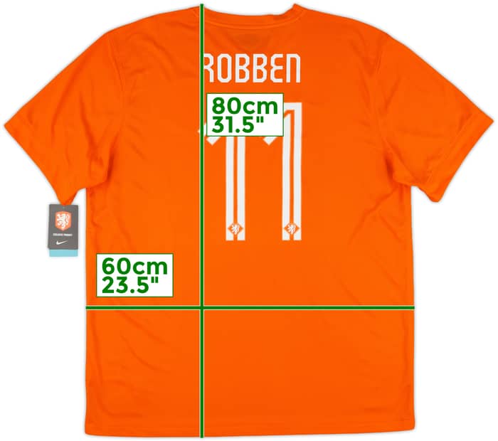 2014-15 Netherlands Home Shirt Robben #11 (XL)
