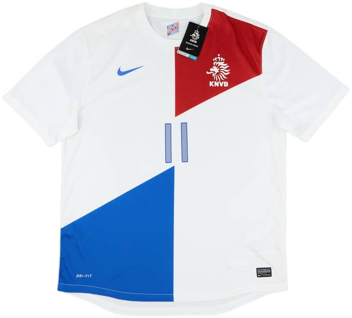 2013-14 Netherlands Away Shirt Robben #11 (XL)