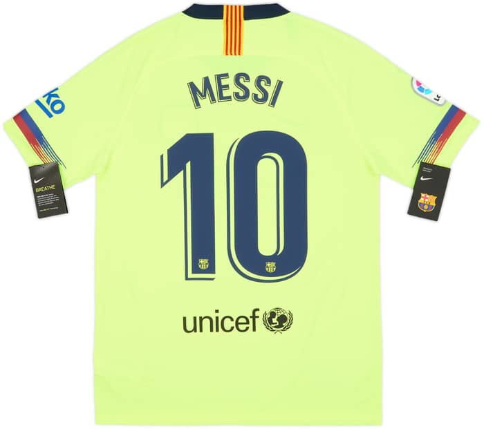2018-19 Barcelona Away Shirt Messi #10 (M)
