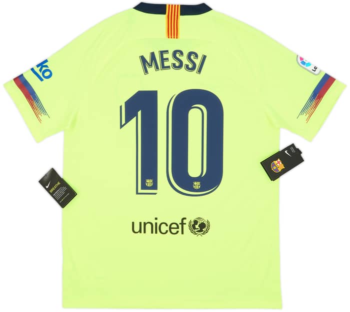 2018-19 Barcelona Away Shirt Messi #10 (L)
