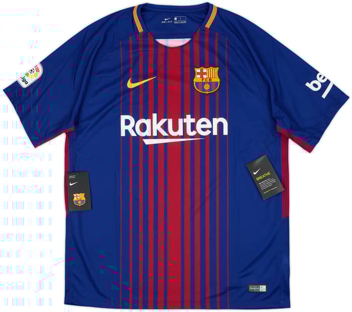 2017-18 Barcelona Home Shirt Messi #10 (L)