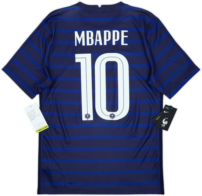 2020-21 France Home Shirt Mbappe #10 (S)