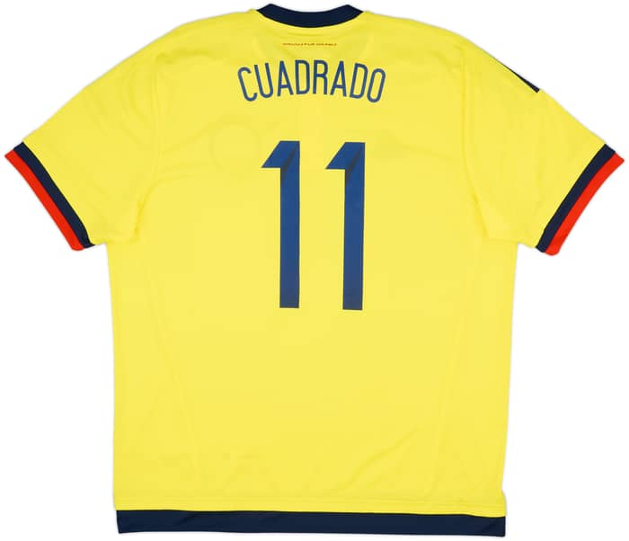 2015 Colombia Copa America Home Shirt Cuadrado #11 (XL)