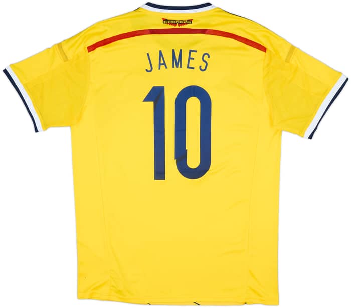2014-15 Colombia Home Shirt James #10 (XL)