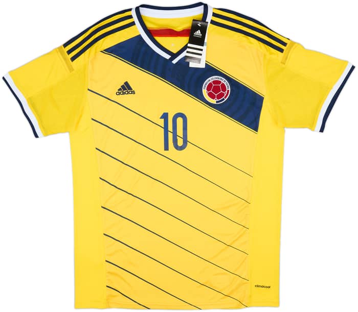 2014-15 Colombia Home Shirt James #10 (XL)