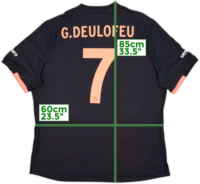 2016-17 Everton Away Shirt G. Deulofeu #7 (XXL)