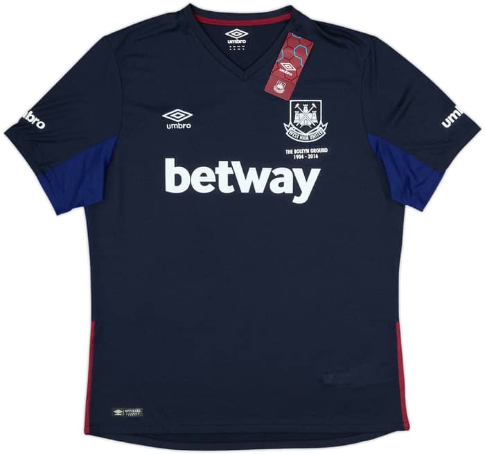 2015-16 West Ham 'Boleyn' Third Shirt Noble #16 (XL)