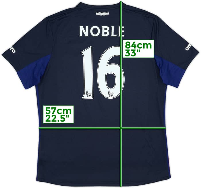 2015-16 West Ham 'Boleyn' Third Shirt Noble #16 (XL)