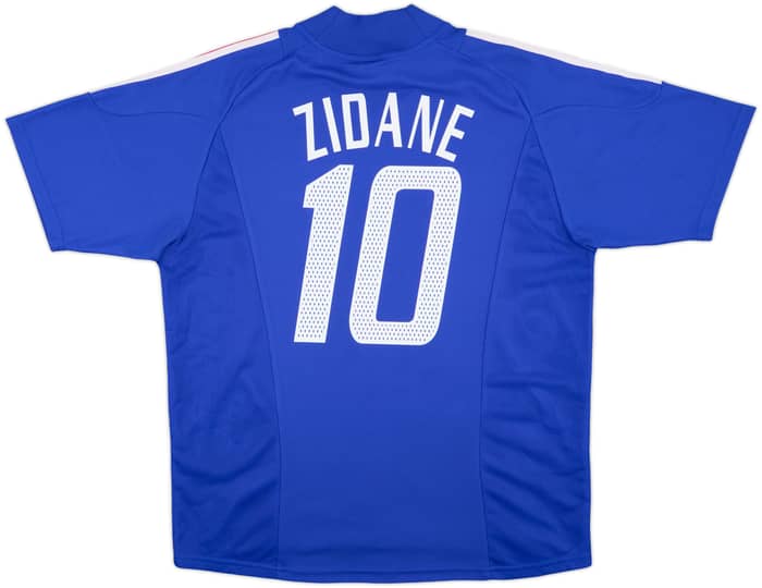 2002-04 France Home Shirt Zidane #10 (L)