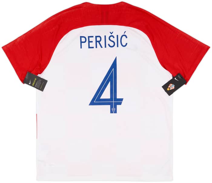 2018-19 Croatia Home Shirt Perisic #4 (XL)