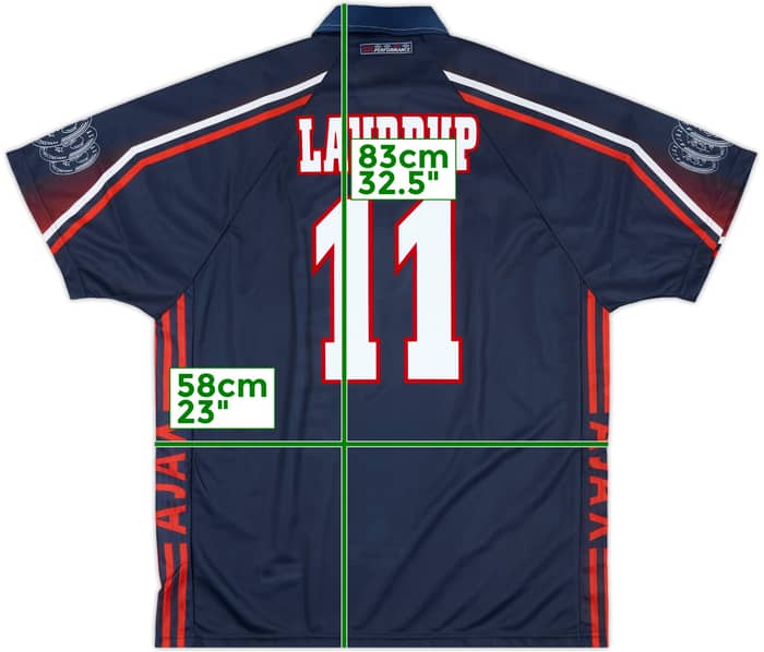 1997-98 Ajax Away Shirt Laudrup #11 (XL)