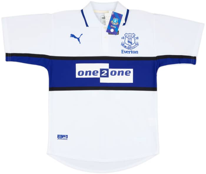 2000-01 Everton Third Shirt Gascoigne #18 (S)