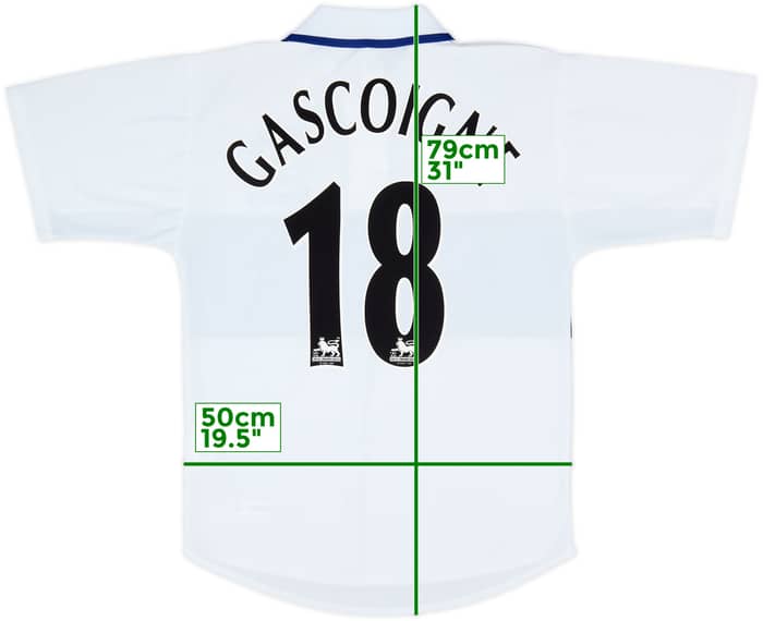 2000-01 Everton Third Shirt Gascoigne #18 (S)