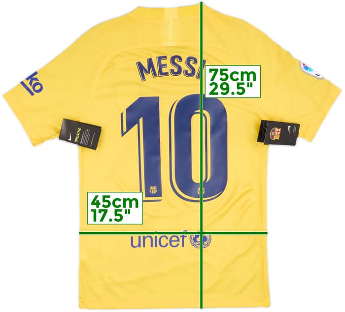 2019-20 Barcelona 'Senyera' Fourth Shirt Messi #10 (S)