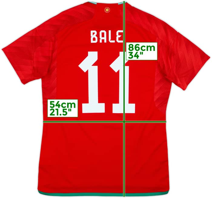 2022-24 Wales Home Shirt Bale #11 (L)
