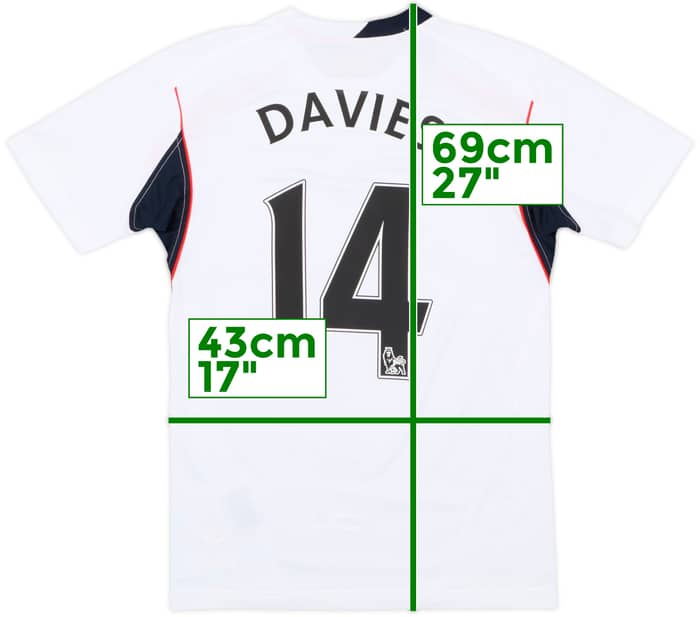 2007-08 Bolton Home Shirt Davies #14 (S)
