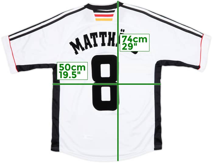 1998-00 Germany Home Shirt Matthaus #8 (S)