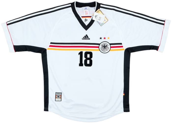 1998-00 Germany Home Shirt Klinsmann #18 (L)