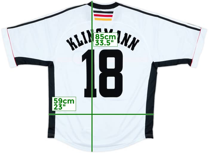 1998-00 Germany Home Shirt Klinsmann #18 (L)
