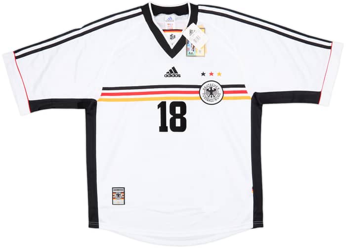 1998-00 Germany Home Shirt Klinsmann #18 (L)
