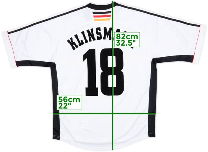 1998-00 Germany Home Shirt Klinsmann #18 (L)