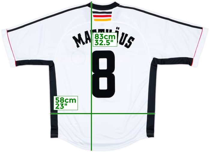 1998-00 Germany Home Shirt Matthaus #8 (L)