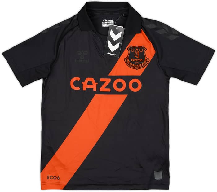 2021-22 Everton Away Shirt Digne #21 (XL.Boys)