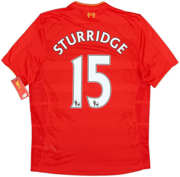 2016-17 Liverpool Home Shirt Sturridge #15 (M)