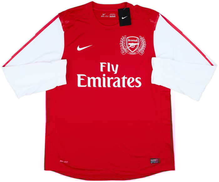 2011-12 Arsenal Player Issue Home L/S Shirt Henry #12 (XXL)