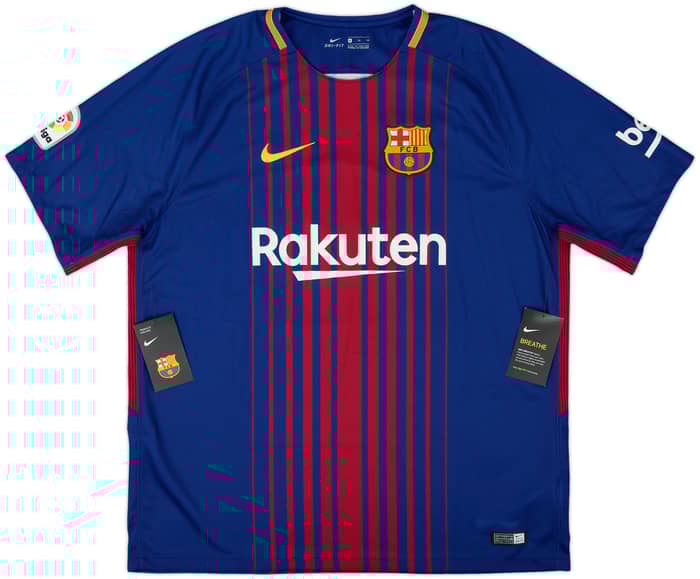 2017-18 Barcelona Home Shirt Deulofeu #16 (XL)
