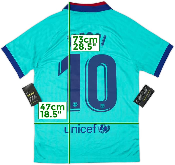 2019-20 Barcelona Third CL Shirt Messi #10 (S)