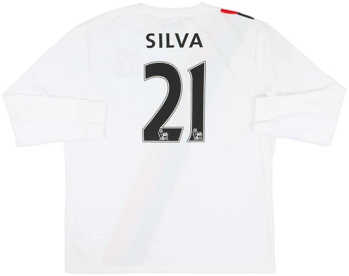 2009-11 Manchester City Third L/S Shirt Silva #21 (XL)