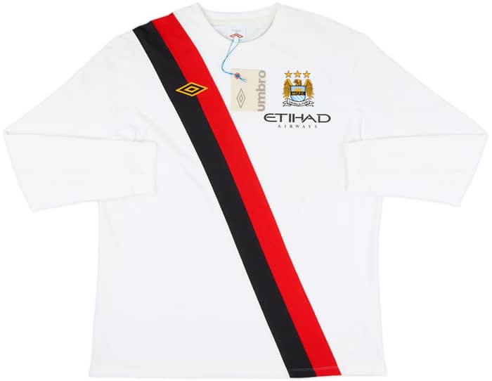 2009-11 Manchester City Third L/S Shirt Silva #21 (XL)