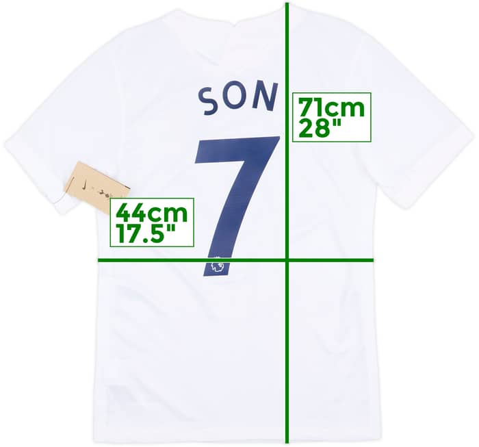 2021-22 Tottenham Home Shirt Son #7 (S)