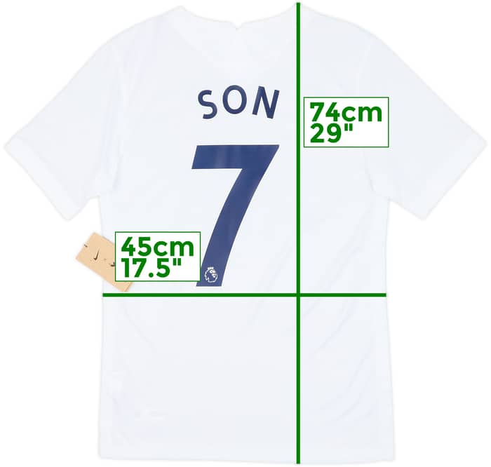2021-22 Tottenham Home Shirt Son #7 (S)